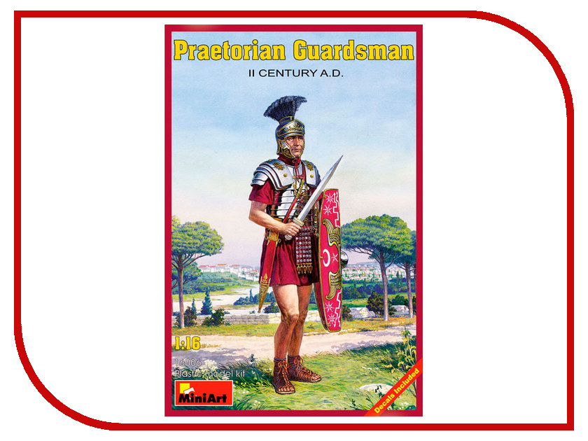 

Сборная модель MiniArt Преторианский гвардеец II век н.э. 16006М