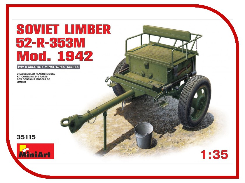 

Сборная модель MiniArt Советский передок 52-Р-353 M 1942 35115М