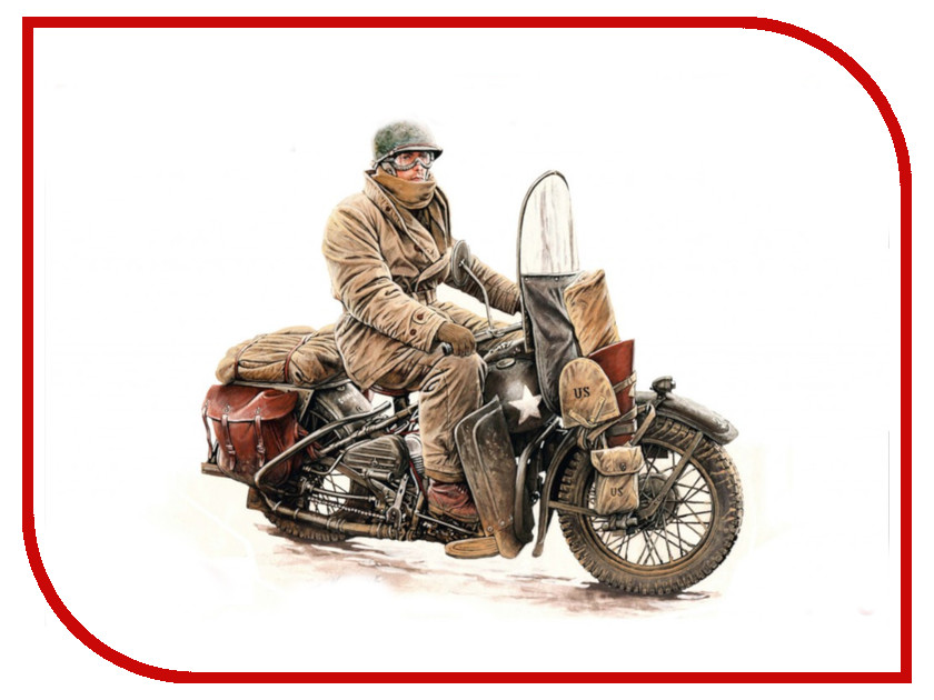 

Сборная модель MiniArt Американский мотоциклист 35172М
