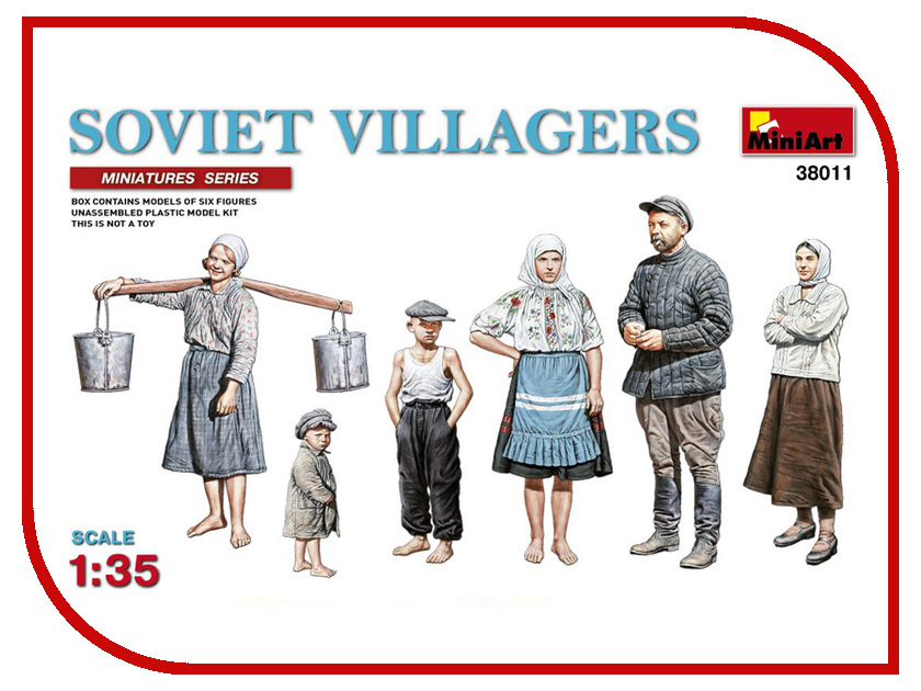 

Сборная модель MiniArt Советские Деревенские Жители 38011М