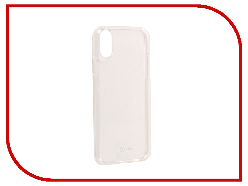 фото Аксессуар Чехол Celly Gelskin для APPLE iPhone X Transparent GELSKIN900