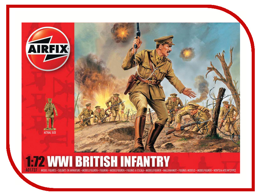 

Сборная модель AIRFIX Английская пехота A01727