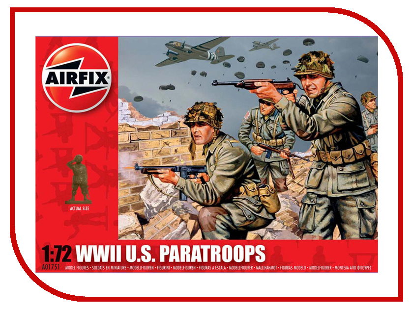 

Сборная модель AIRFIX Американские парашютисты A01751