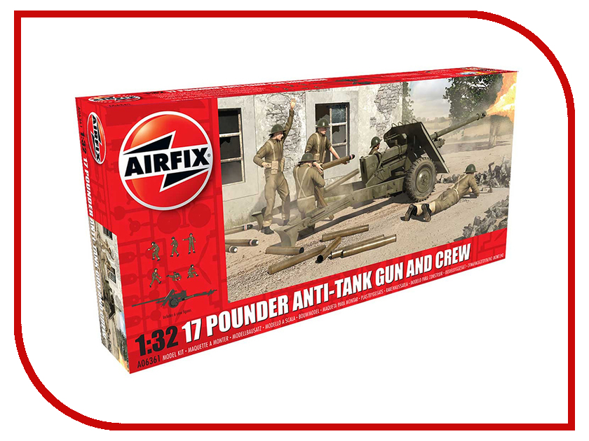 

Сборная модель AIRFIX 17 Pdr Anti-Tank Gun A06361