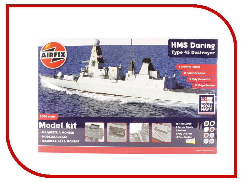 

Сборная модель AIRFIX HMS Daring: Type 45 Destroyer A50132