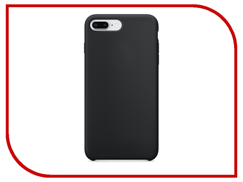 фото Аксессуар Чехол APPLE iPhone 8 Plus / 7 Plus Silicone Case Black MQGW2ZM/A