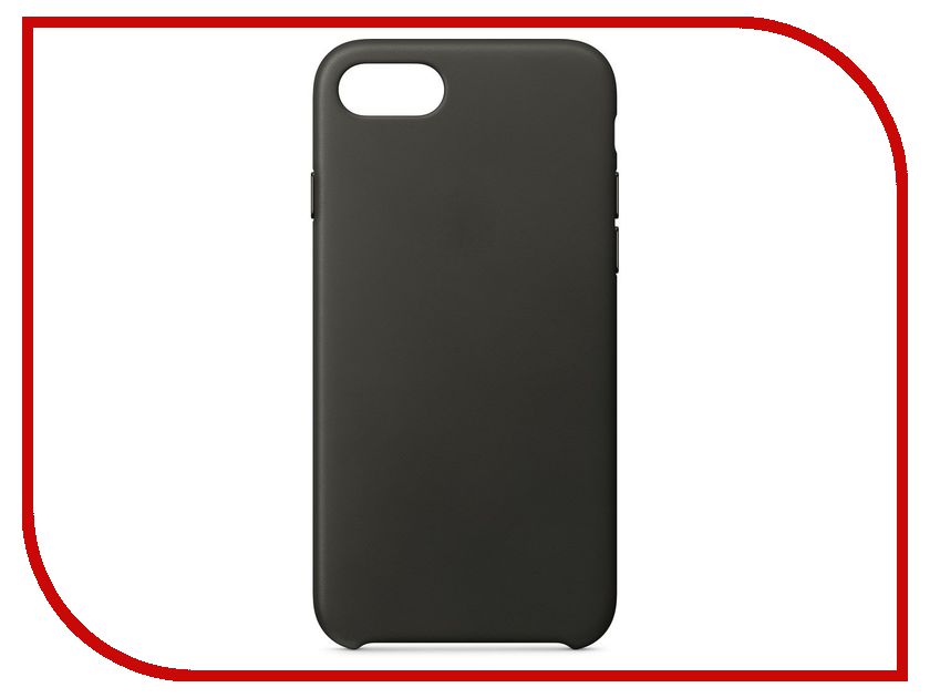 фото Аксессуар Чехол APPLE iPhone 8 / 7 Leather Case Charcoal Gray MQHC2ZM/A