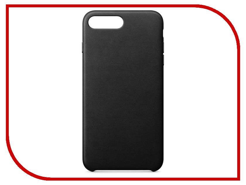 фото Аксессуар Чехол APPLE iPhone 8 Plus / 7 Plus Leather Case Black MQHM2ZM/A