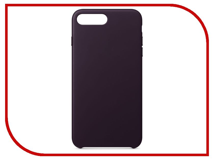 фото Аксессуар Чехол APPLE iPhone 8 Plus / 7 Plus Leather Case Dark Aubergine MQHQ2ZM/A