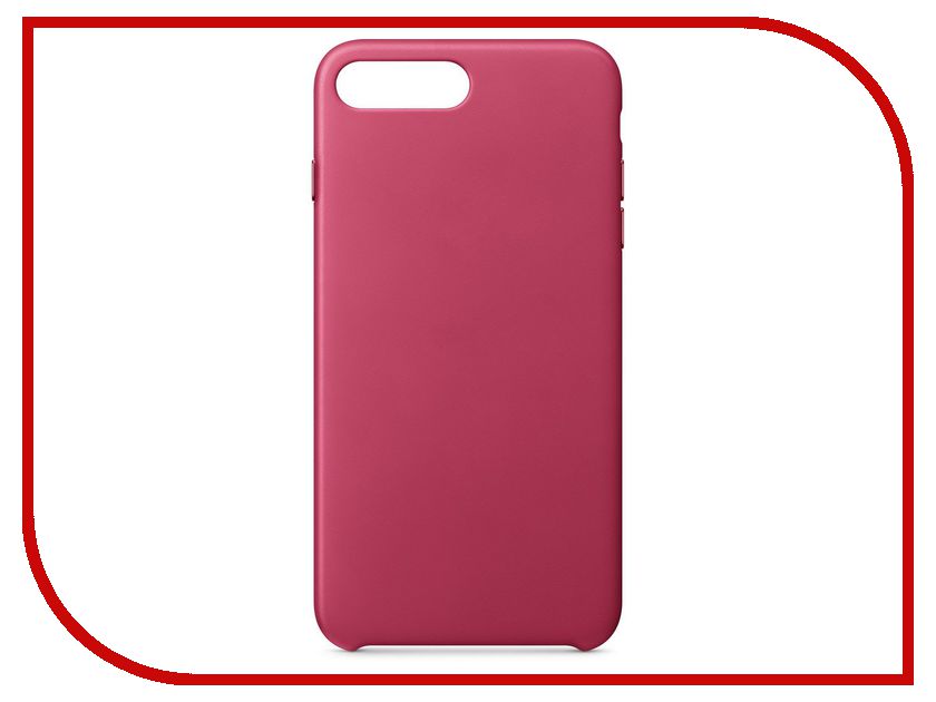 фото Аксессуар Чехол APPLE iPhone 8 Plus / 7 Plus Leather Case Pink Fuchsia MQHT2ZM/A
