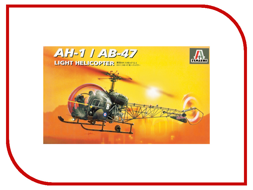 

Сборная модель Italeri Вертолёт Bell AH.1/AB-47 0095