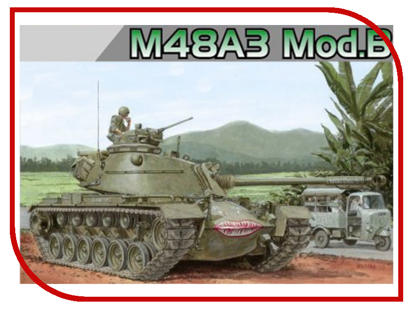 

Сборная модель Dragon M48A3 MOD.B 3544