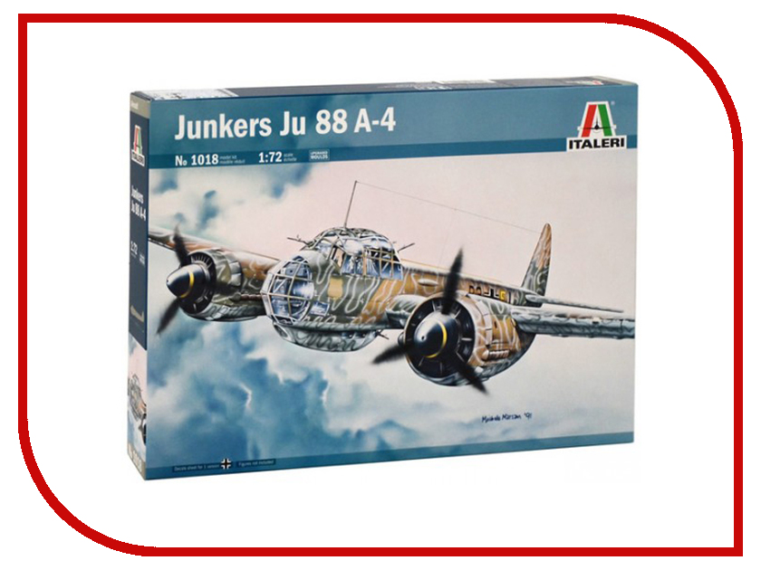 

Сборная модель Italeri Самолет Ju-88 A4 1018