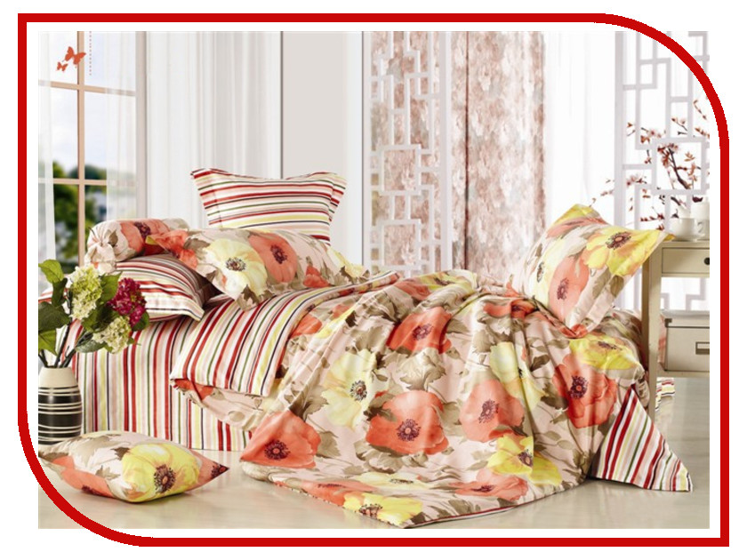 фото Постельное белье Valtery C-128 Комплект 1.5 спальный Сатин печатный