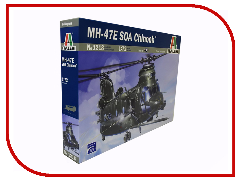 

Сборная модель Italeri Вертолёт MH-47 E SOA Chinook 1218