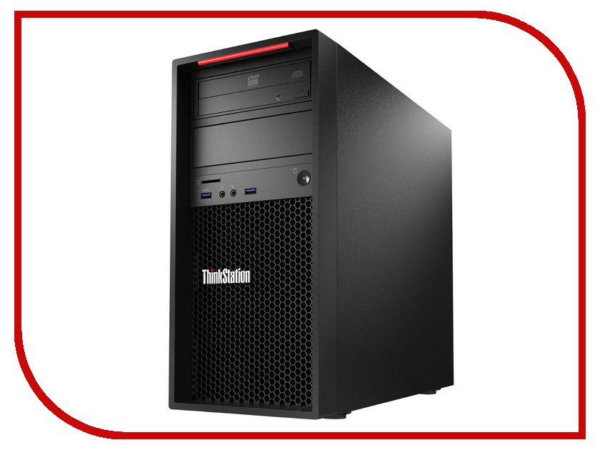 фото Настольный компьютер Lenovo ThinkStation P320 MT 30BH0006RU (Intel Core i7-7700 3.6 GHz/8192Mb/1000Gb/DVD-RW/CR/nVidia Quadro P600 2048Mb/GbitEth/Windows 10 Professional 64-bit)