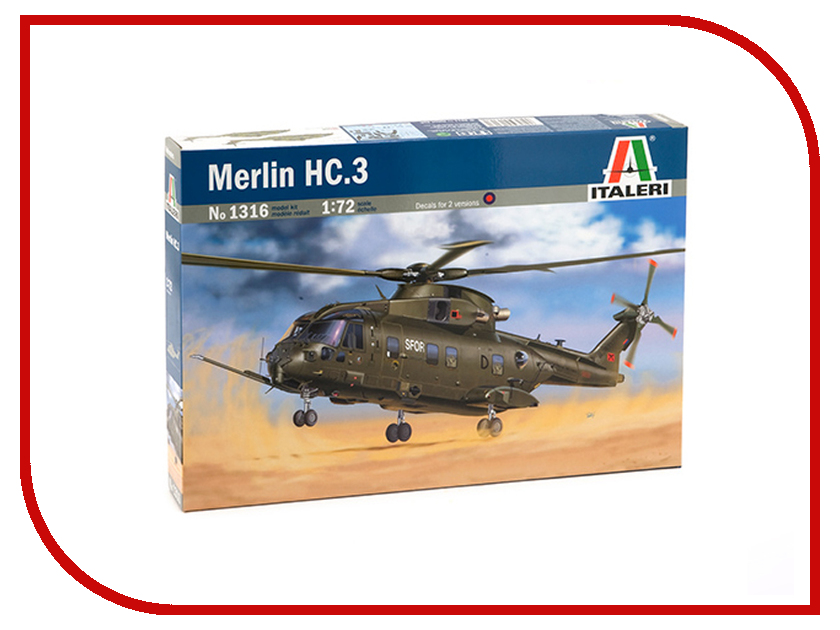 

Сборная модель Italeri Вертолёт Merlin Hc 3 1316