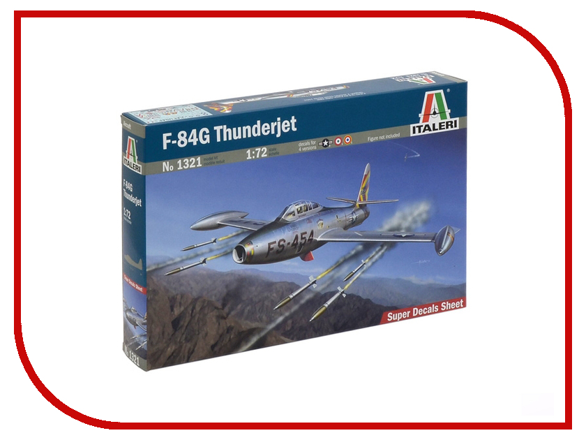 

Сборная модель Italeri Самолет F-84 G Thunderjet 1321