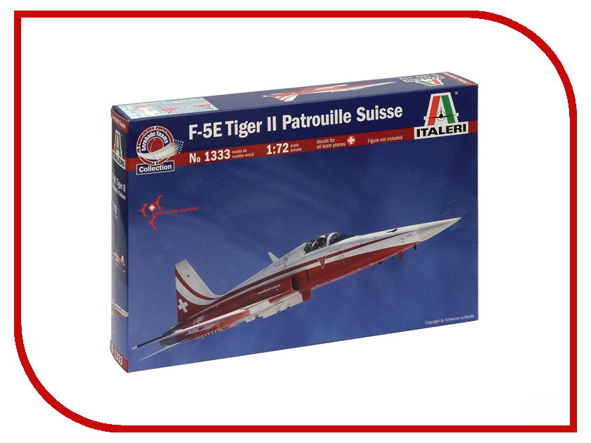 

Сборная модель Italeri Самолет F-5E Tiger ii Patrouille Suisse 1333