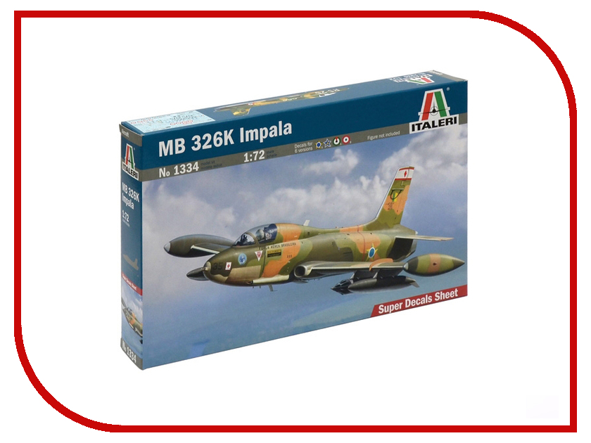 

Сборная модель Italeri Самолет MB 326K Impala 1334