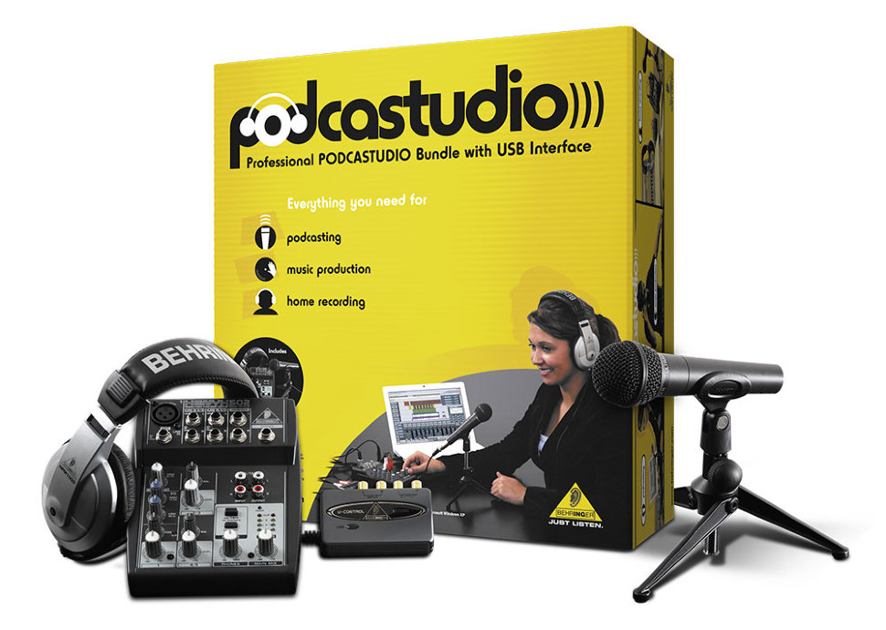 

Комплект для звукозаписи Behringer PODCASTUDIO, PODCASTUDI