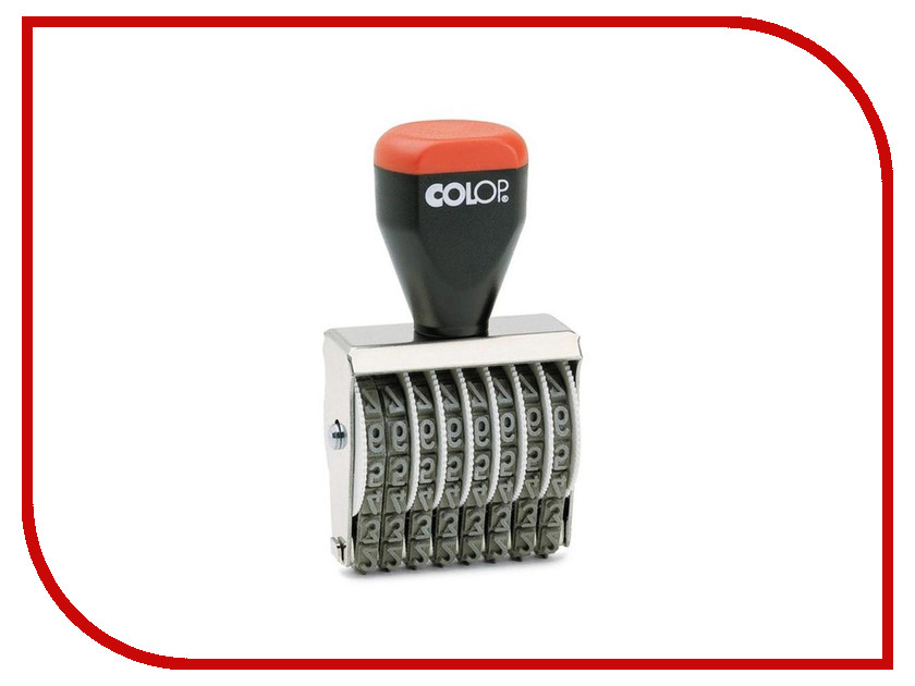 

Нумератор ручной Colop 05008 8 разрядный 5mm 219001, 05008