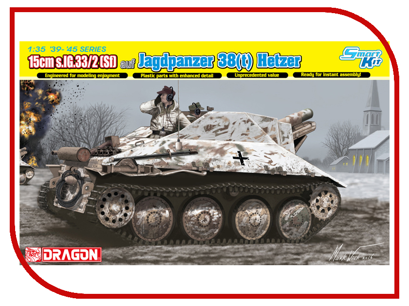 

Сборная модель Dragon s.lG.33/2(Sf) auf Jagdpanter 38 6489