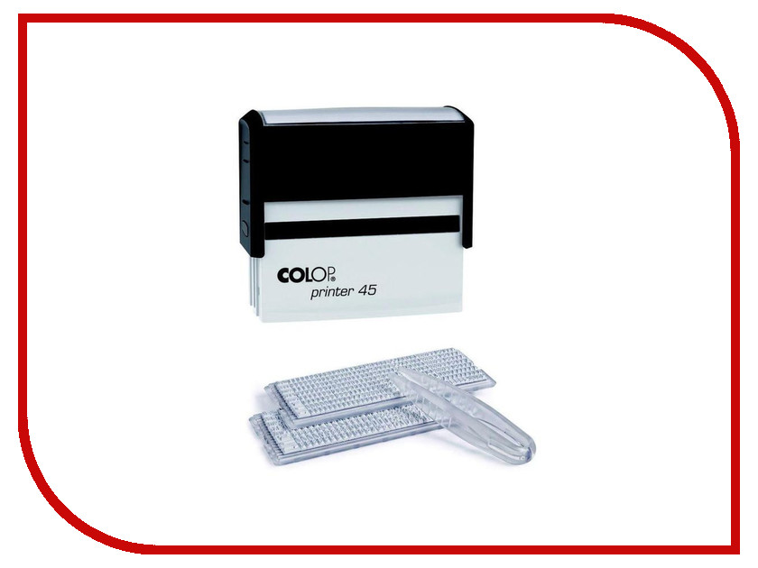 

Штамп самонаборный Colop Printer 45-Set-F 25x82mm 73903