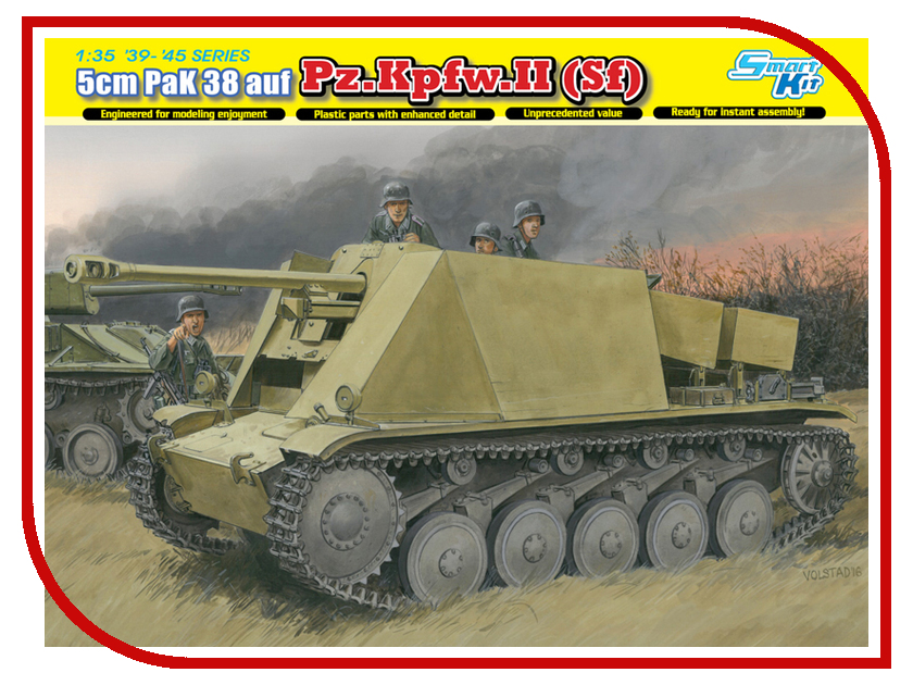 

Сборная модель Dragon PaK 38 auf Fgst.Pz.Kpfw.il 6721