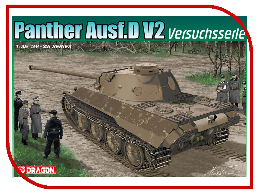 

Сборная модель Dragon Panther Ausf.D V2 Versuchsserie 6830