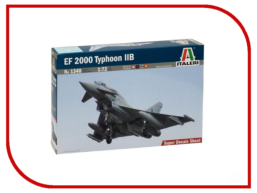 

Сборная модель Italeri Самолет Ef 2000 Thypoon Twin Seater 1340