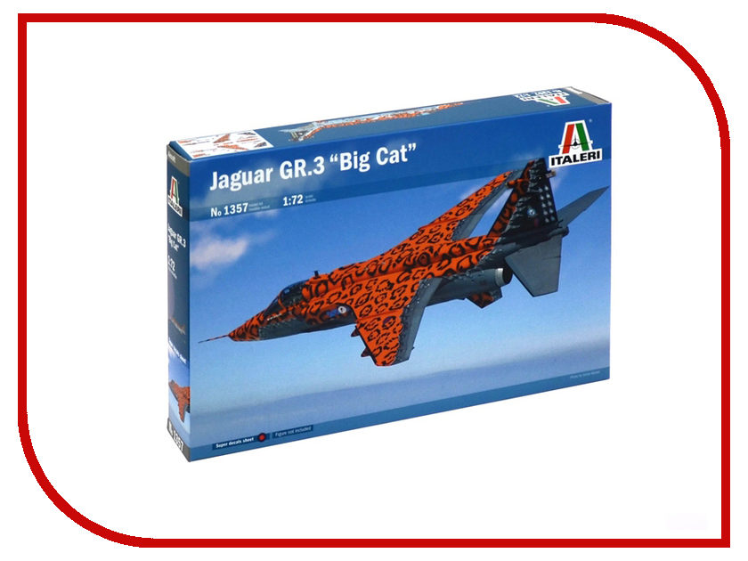 

Сборная модель Italeri Самолет Jaguar Gr.3 Big Cat Special Colors 1357