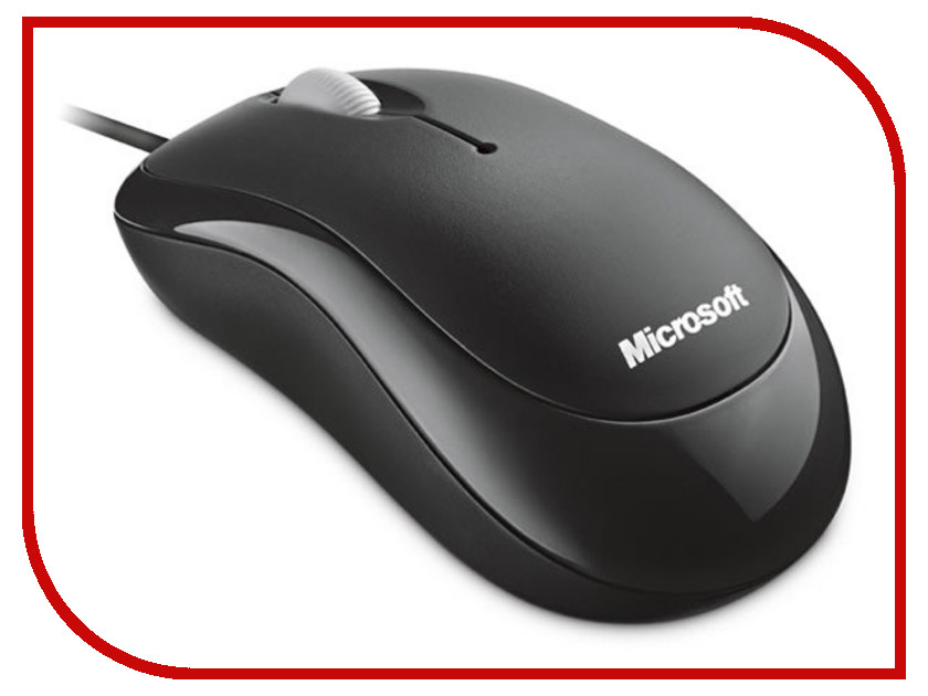 

Мышь Microsoft Basic Optical Mouse Black USB 4YH-00007 4YH-00007