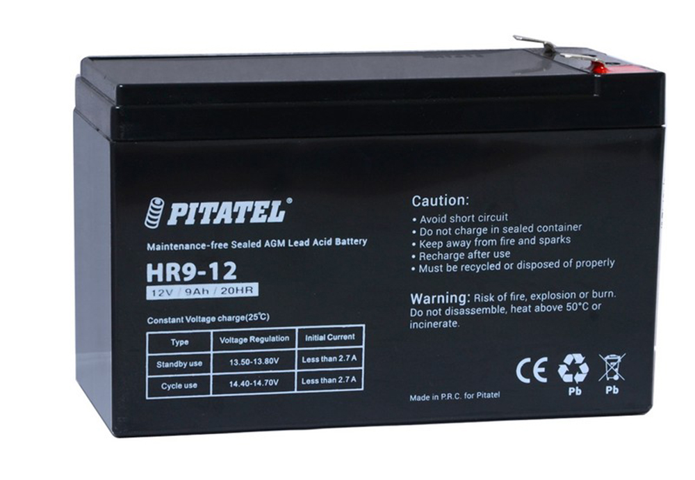 

Аккумулятор для ИБП Pitatel HR9-12 12V 9Ah, HR9-12