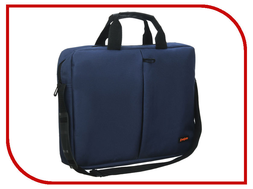

Аксессуар Сумка 15.6 Exegate Office F1590 Dark-Blue, F1590