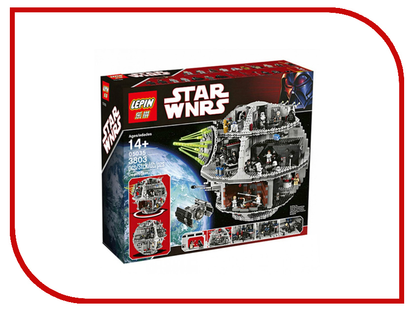 

Конструктор Lepin Star Wnrs Звезда Смерти 3803 дет. 05035