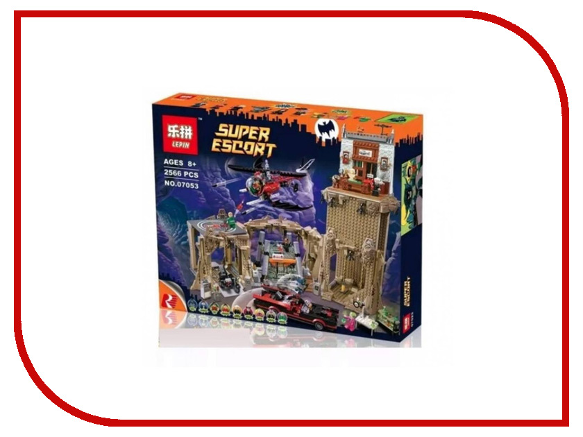

Конструктор Lepin Super Escort Логово Бэтмена 2566 дет. 07053