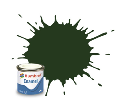 

Краска Humbrol №3 Glossy Dark Green AA0031, AA0031