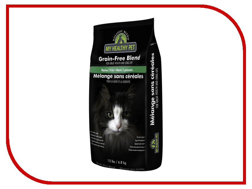 

Корм Holistic Blend 5 морских рыб, беззерновой 6.8kg для кошек 5-91116
