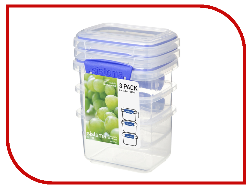 

Sistema Klip-it 400ml 3шт 1543