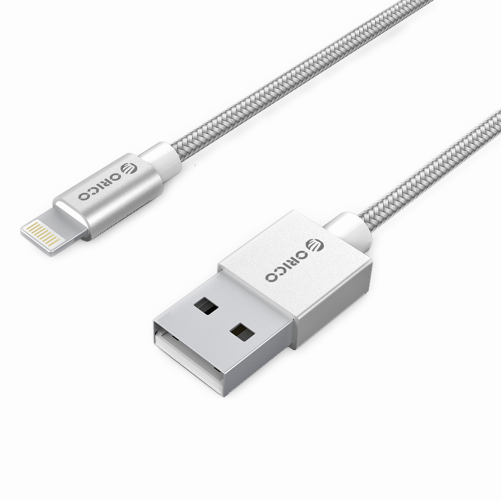 фото Аксессуар Orico USB -Lightning 1m Silver IDC-10-SV