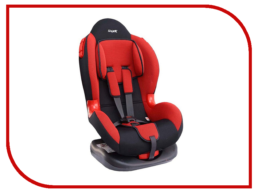 

Автокресло Siger Кокон Isofix группа 1/2 Red КРЕС0117, КРЕС0117