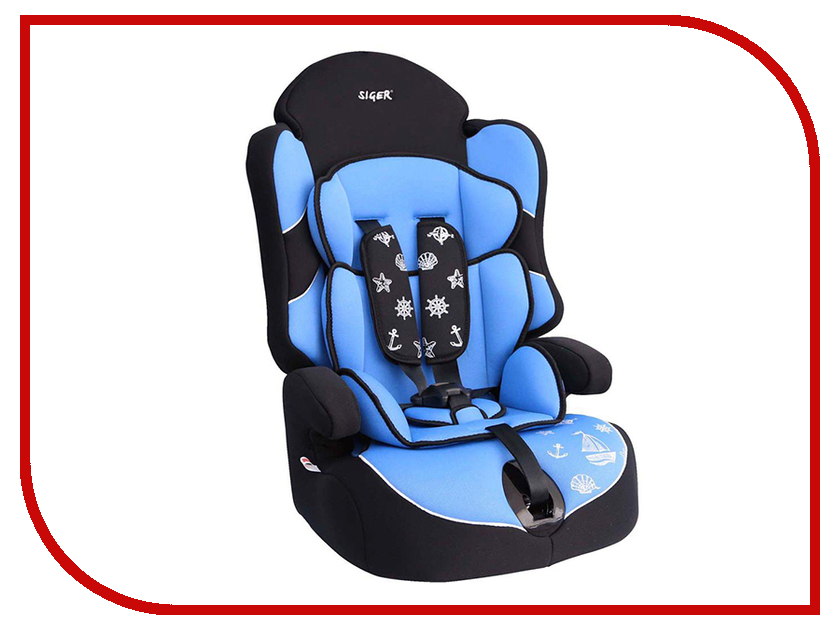 

Автокресло группа 1/2/3 (9-36 кг) Siger Драйв Light Blue, КРЕС0232