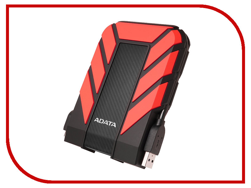 фото Жесткий диск A-Data DashDrive Durable HD710 Pro 2Tb Black-Red AHD710P-2TU31-CRD