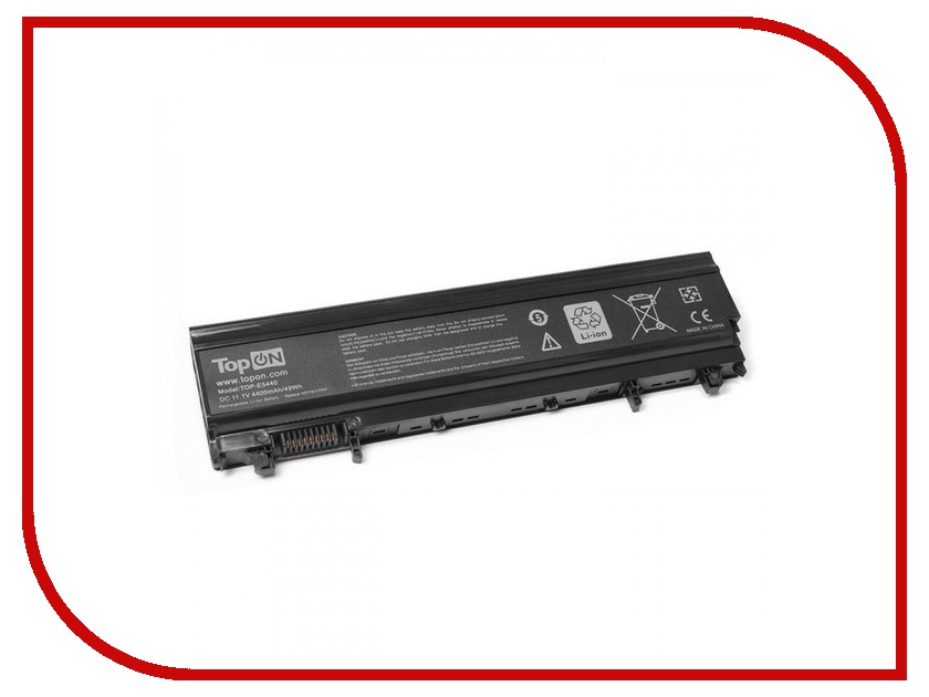 

Аккумулятор TopON TOP-E5440 11.1V 4400mAh для Dell Latitude E5540/E5440 Series