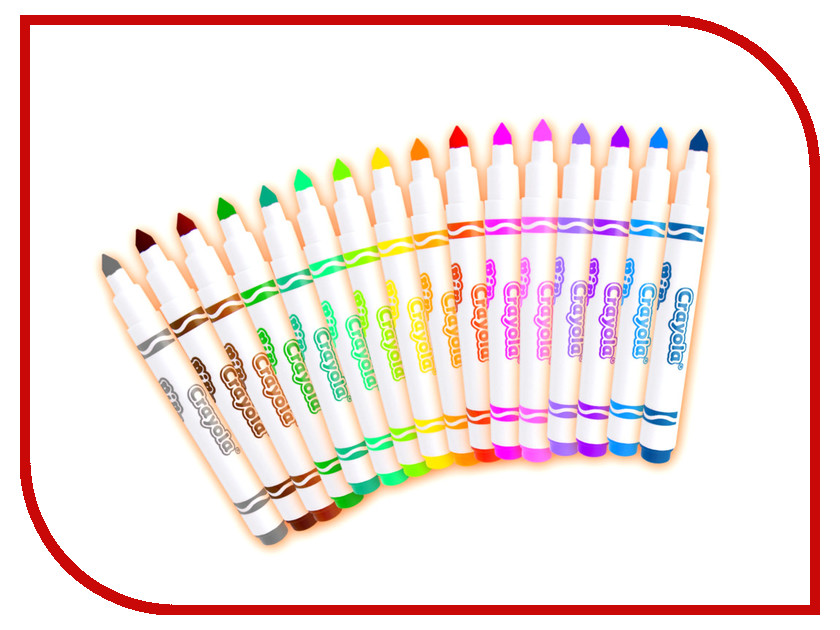 

Фломастеры Crayola 16 цветов 58-5055, 58-5055