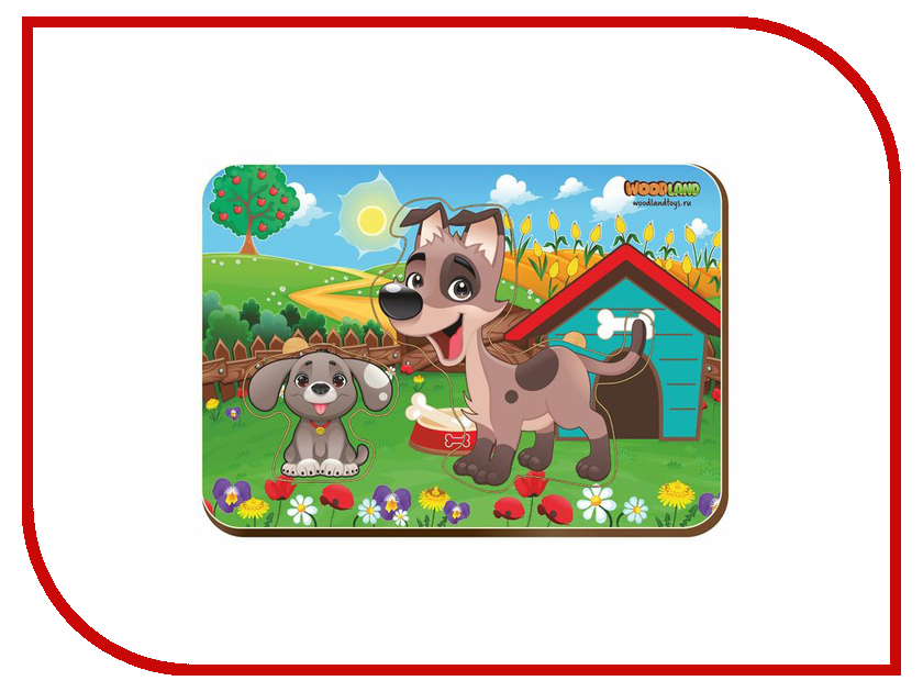 

Пазл WoodLand Toys Собака и щенок 2 2421676