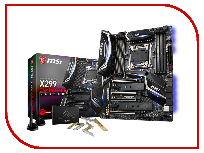 фото Материнская плата MSI X299 GAMING PRO CARBON AC