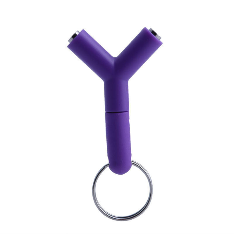 

Аксессуар Krutoff Разветвитель для наушников Jack 3.5 Violete 14778