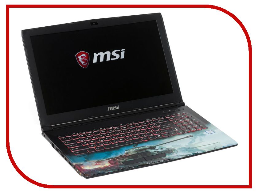 фото Ноутбук MSI GP62M 7REX-2091RU WOT Edition 9S7-16J9E2-2091 (Intel Core i7-7700HQ 2.8 GHz/8192Mb/1000Gb/No ODD/nVidia GeForce GTX 1050Ti 4096Mb/Wi-Fi/Bluetooth/Cam/15.6/1920x1080/Windows 10 64-bit)